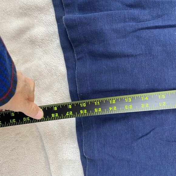 L.L.Bean Men's Polo Shirt Large Blue Short Sleeve Casual Basic Cotton - Picture 3 of 10